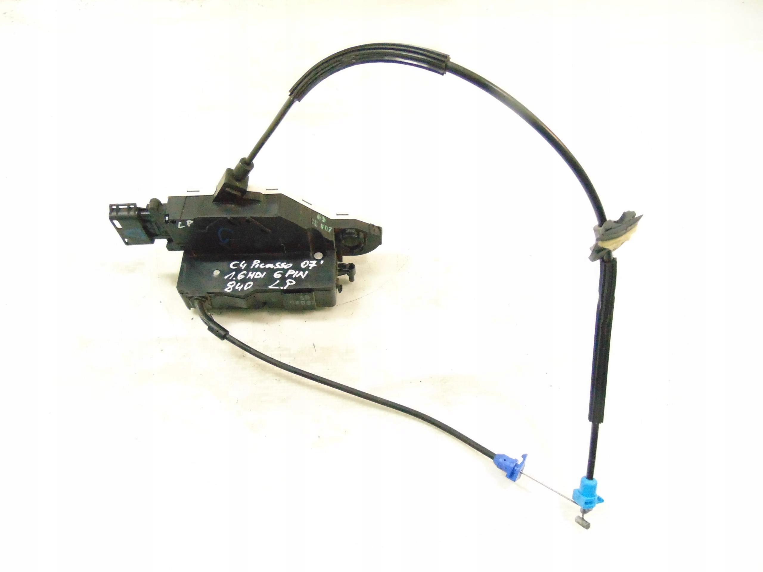 Замок двери левый передний 6pin CITROEN C4 PICASSO EU