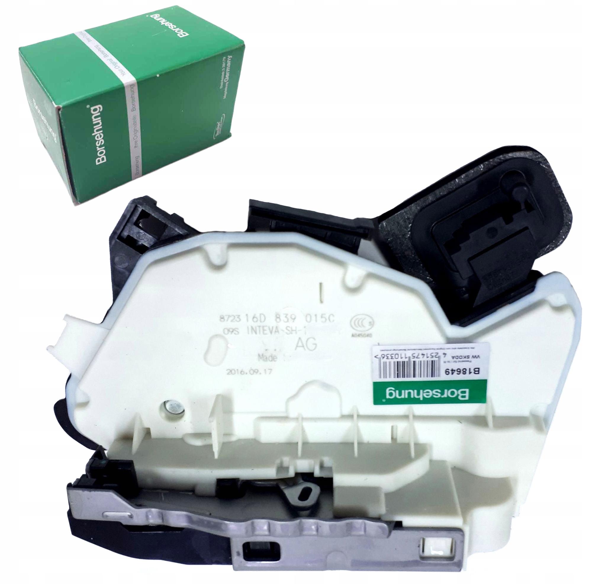 B18649 - ЗАМОК ДВЕРИ ЛЕВЫЙ ЗАДНИЙ ORG SKODA VW 6R0839015C