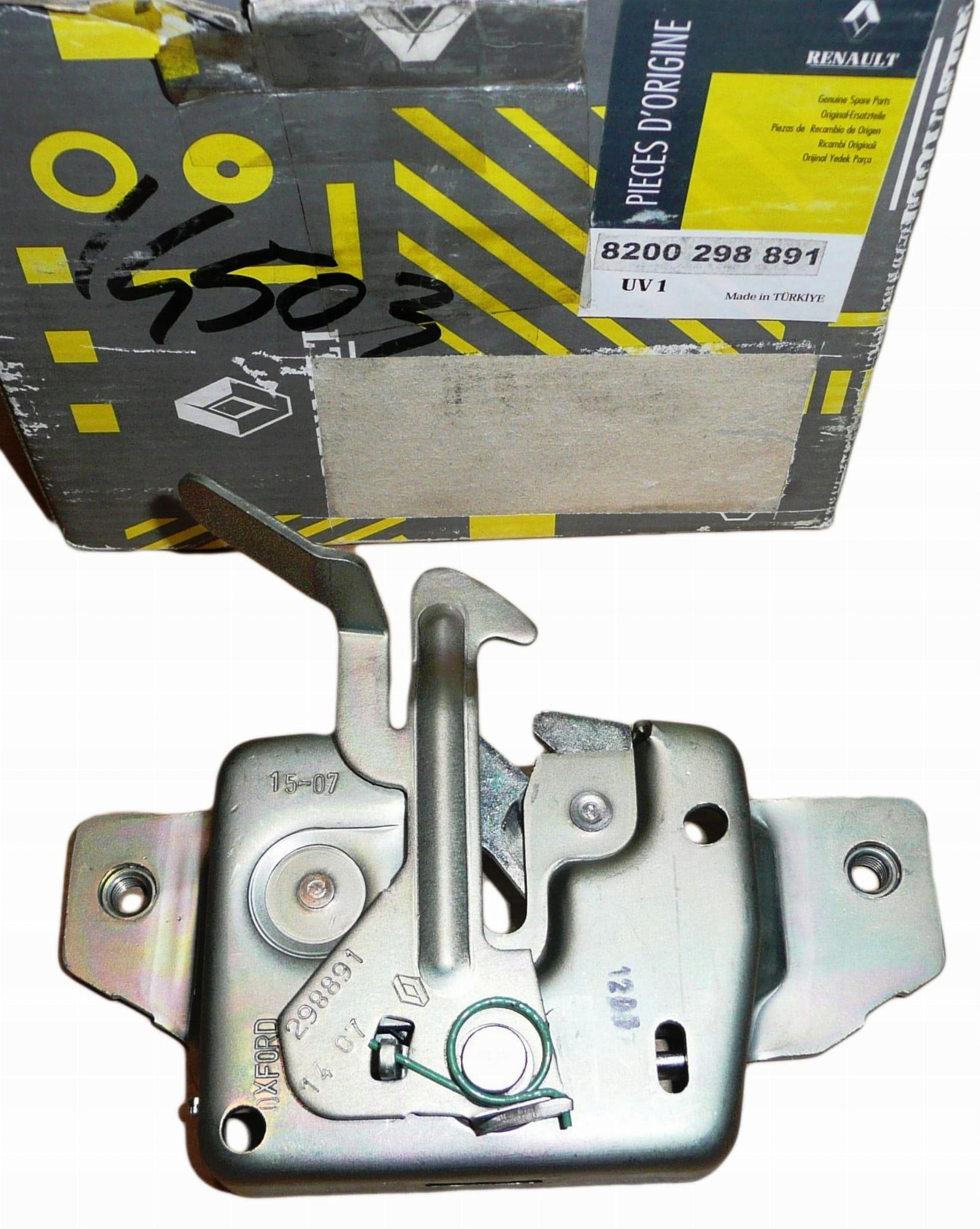 ЗАМОК КАПОТА RENAULT CLIO III 8200298891 ОРИГИНАЛ