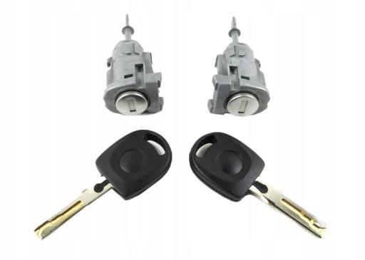 562396 - ДВЕРНІ ЗАМКИ VW FOX 2005-2010 КОМПЛЕКТ ЗАМКІВ