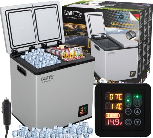 МОРОЗИЛЬНАЯ КАМЕРА КОМПРЕССОРНАЯ ТУРИСТИЧЕСКИЙ ХОЛОДИЛЬНИК 38Л 2В1 АВТОМОБИЛЬНЫЙ 12В 230В