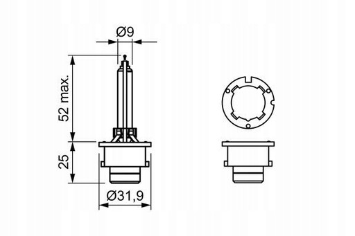 1 987 302 906 - ЛАМПОЧКА - ГАЗОРОЗРЯДНА ЛАМПА D4S 35W МУЛЬТФІЛЬМ