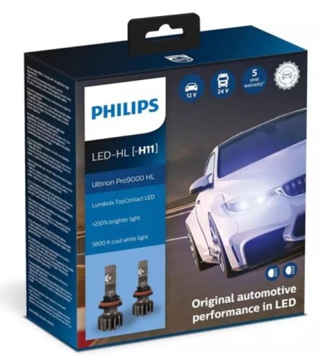 ULTINON PRO9000 H11 СВЕТОДИОДНЫЕ ЛАМПОЧКИ 2 ШТ.