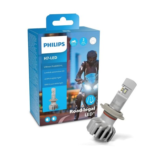 LUM11636U3022X1 - PHILIPS H7 скутер світлодіодні лампи PRO3022 LUM11636U3022X1 5800k 230%