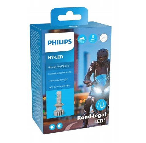 LUM11636U3022X1 - PHILIPS ULTINON PRO600 HL H7-СВЕТОДИОДНАЯ ЛАМПА +230% 5800K 12V 1200LM 1 ШТ.