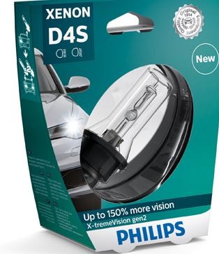 КСЕНОНОВАЯ ЛАМПОЧКА D4S 35Вт 85В X-TREME VISION +150% G2