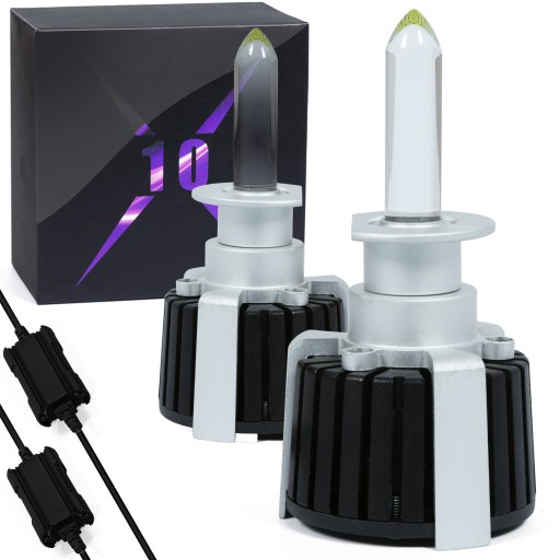 R10-H1-V2 - Світлодіодні лампи H1 R10 COB 360 дуже потужні 20000lm