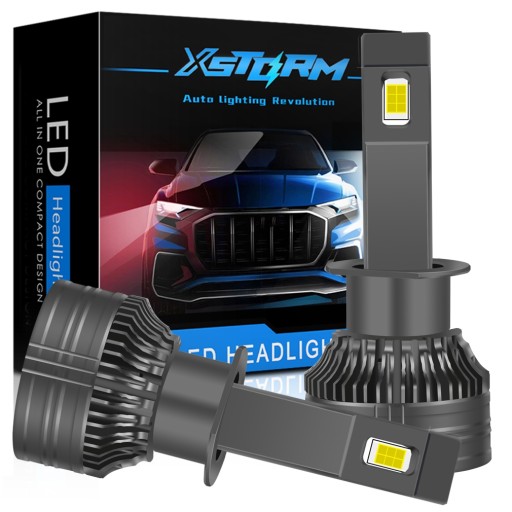A10 - Світлодіодні лампи H1 XSTORM 120W 26000lm потужний CANBUS