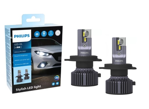 ЛАМПОЧКА H4 LED PHILIPS ULTINON PRO3022
