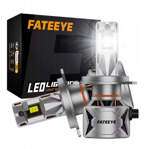 LED H7 CANBUS FATEEYE F27 ЛАМПЫ МОЩНЫЙ БЕЛЫЙ СВЕТ 6500K 240W 60000LM