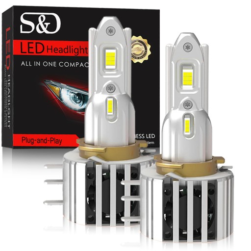 СВЕТОДИОДНЫЕ ЛАМПЫ RETRIFY S&D H15 22000LM 100W МИНИ РАЗМЕР ДНЕВНЫЕ ОГНИ ДХО