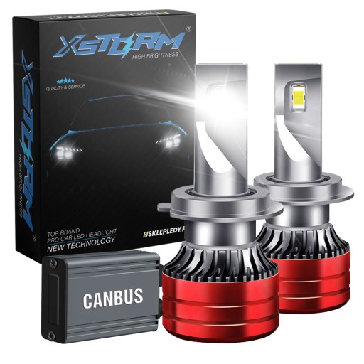 LED SKLEPLEDY XSTORM V13 H7 CANBUS 120W 6000K - Автомобильные светодиодные лампы XSTORM V13 H7 120W 22000LM мощный CANBUS 3570