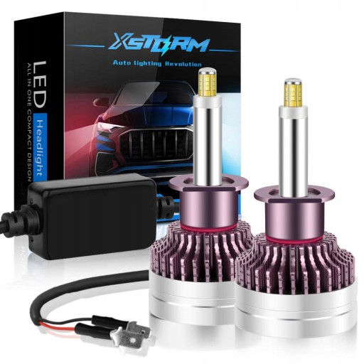 3D 360° - XSTORM светодиодные лампы H1 160W 360 ° 25000LM STRONG CAN