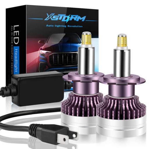 3D 360° - XSTORM светодиодные лампы H7 160W 360 ° 25000LM сильная может