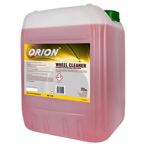 Лужний Очищуючий засіб для колісних дисків і ковпачків Wheel CLEANER ORION 22 кг