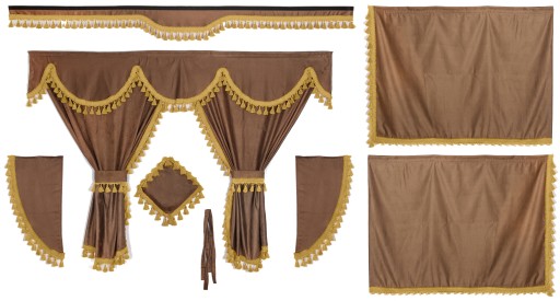 Штори Штори для кабін МДП комплект / B-бахрома