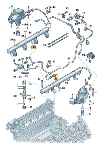 079130757 - КЛАПАН РЕГУЛИРОВКИ ДАВЛЕНИЯ. ТОПЛИВО AUDI RS4 4.2 06-09