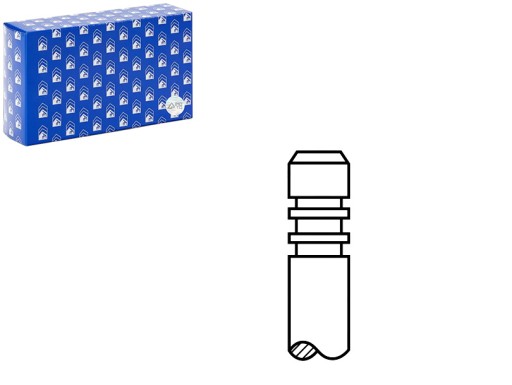 V94645 - ВИПУСКНИЙ КЛАПАН 4ШТ. SEAT AROSA CORDOBA IBIZA II VW LUPO І POLO 1.0