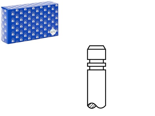 V91834 - ВИПУСКНИЙ КЛАПАН 4ШТ. VOLVO 340-360 ARO 10 SPARTANA DACIA 1310