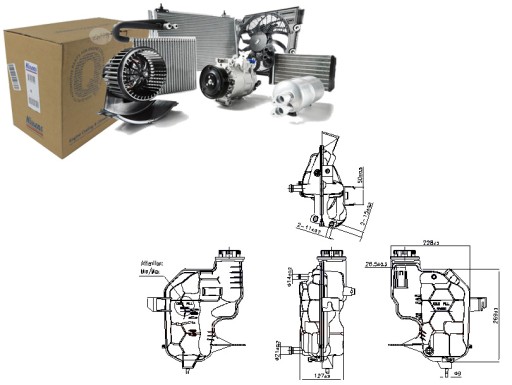 996180 - РОЗШИРЮВАЛЬНИЙ БАК РАДІАТОРА LAND ROVER DISCOVERY III DISCOVERY IV