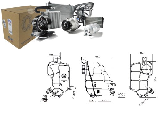 996257 - РОЗШИРЮВАЛЬНИЙ БАК РАДІАТОРА VOLVO S80 II V70 III XC60 I LAND ROVER