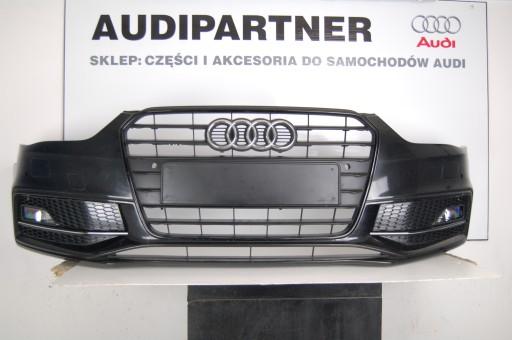 AUDI A4 B8 8K 8K0 - БАМПЕР AUDI A4 S-LINE 2012-2016 LIFT 8K B8 ЧЕРНЫЙ