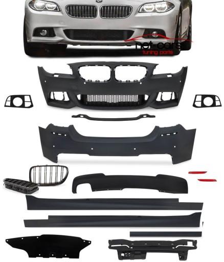 JO5111314JOM+GRLL - БАМПЕР BMW F10 M ПАКЕТ PERFORMANCE РЕШЕТКА LCI НАКЛАДКИ