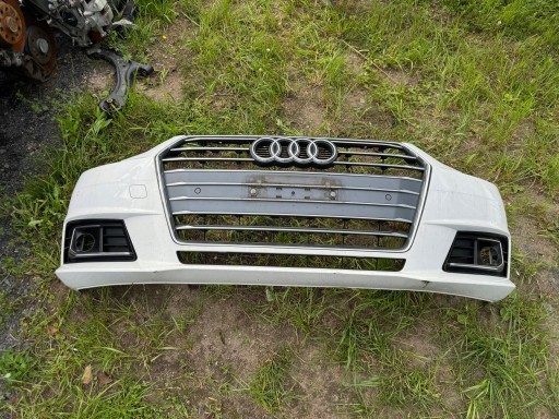 БАМПЕР ПЕРЕДНИЙ AUDI A4 B9 8W LY9C БІЛИЙ 4xPDC КОМПЛЕКТ КОЛІРІВ