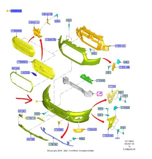 8W1907064AN - Модуль комфорта AUDI A4 B9 2015-