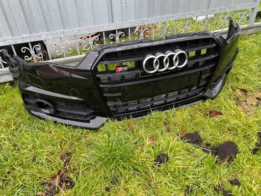 ПЕРЕДНИЙ БАМПЕР КОМПЛЕКТАЦІЯ LY9T AUDI S6 C7 4G LIFT S-LINE В ЗМАГАЛЬНОМУ КОЛЬОРІ