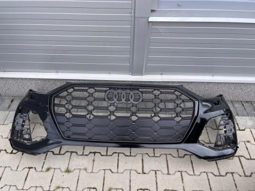 80A807437 P Q R S - ПЕРЕДНИЙ БАМПЕР AUDI Q5 80A LIFT 2020 UP РЕШЕТКА ЧЕРНЫЙ