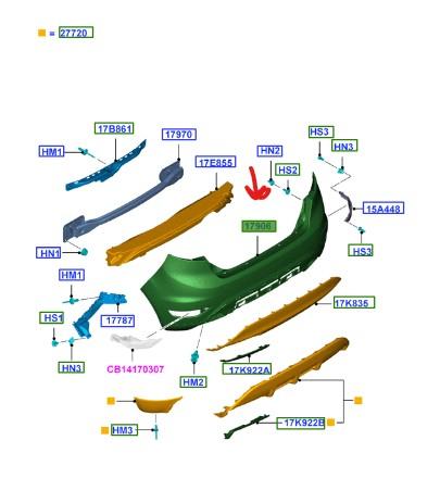 ACL-6B5530H-.25 - Шатунные вкладыши .25 VW / AUDI VR6 / R32 / R36