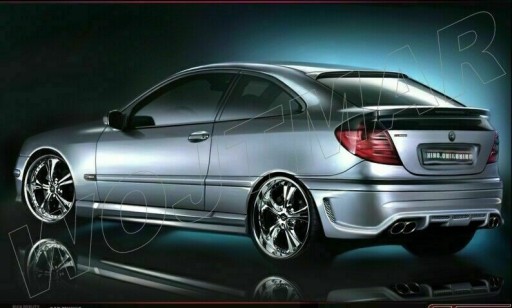 ЗАДНИЙ БАМПЕР AMG MERCEDES C180 W203 БАМПЕР AMG MERCEDES C180 W203