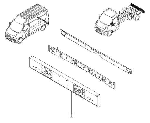 9465801, 9465802 - Планка крыши Л П в сборе BMW G20 C4A