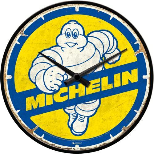 НАСТЕННЫЕ ЧАСЫ MICHELIN MAN MAN TYRE ПОДАРОК ​​ДЛЯ АВТОМОТОЛЮБИТЕЛЯ