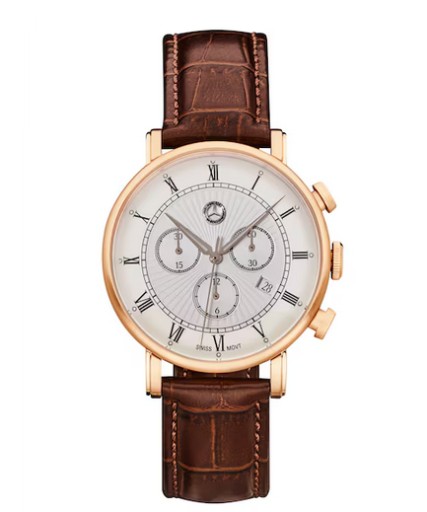 ЧОЛОВІЧИЙ ГОДИННИК MERCEDES BENZ OE КЛАСИЧНИЙ РЕТРО ЗОЛОТИЙ