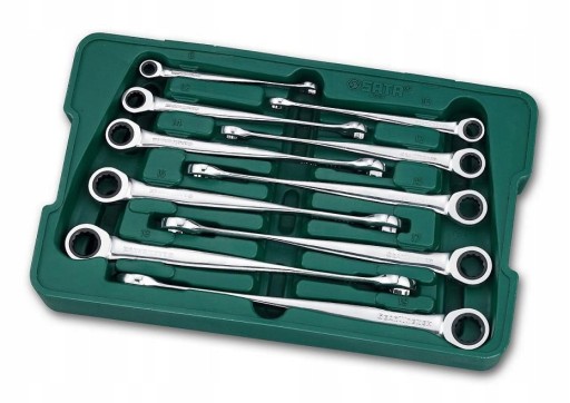 НАБОР ИЗ 10 КОМБИНИРОВАННЫХ КЛЮЧЕЙ X-ЛУЧИ XL С ХРАПОВИКОЙ