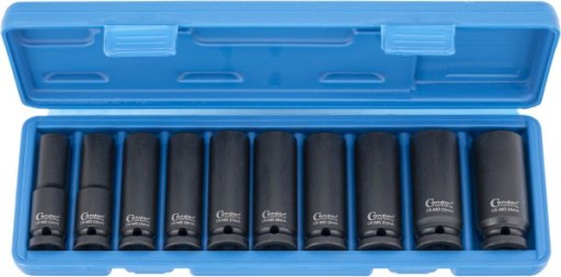 НАБОР ИЗ 10 ДЛИННЫХ УДАРНЫХ ГОЛОВОК 13–24 мм Condor werkzeug 1010-12T