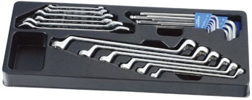 НАБОР 21 шт - ОТКРЫТЫЕ КЛЮЧИ 6 шт. 6-24 мм, О-КЛЮЧИ