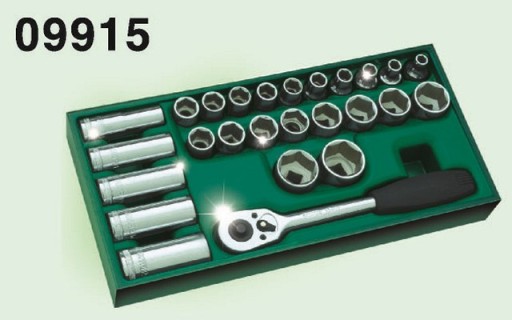 НАБІР З 26 ТОРЦЕВИХ КЛЮЧІВ 1/2 