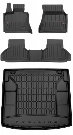 3D КОМПЛЕКТ Коврики и коврик в багажник BMW X6 F16 2014-2019 гг.