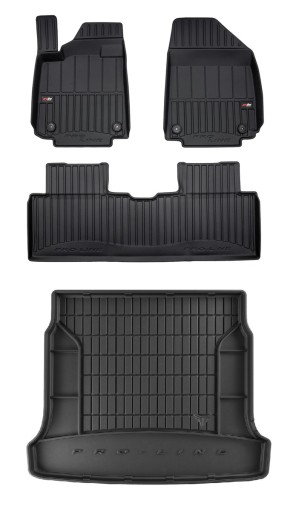 КОМПЛЕКТ 3D резиновых ковриков в салон Hyundai Ioniq 6 Sedan 2022-