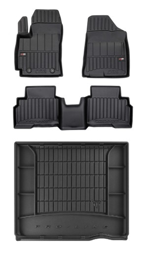 КОМПЛЕКТ 3D резиновых ковриков коврик Hyundai Kona 2 Hybrid с 2022-
