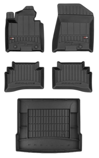 КОМПЛЕКТ резиновых 3D ковриков в салон Hyundai Tucson 3 2015-2020 d bn