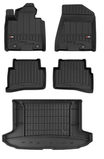 КОМПЛЕКТ резиновых 3D ковриков в салон Hyundai Tucson 3 2015-2020 г зн