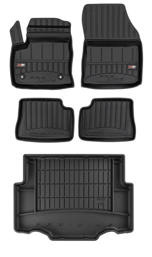 КОМПЛЕКТ резиновых ковриков 3D на Jeep Avenger BEV 2023-г.в.