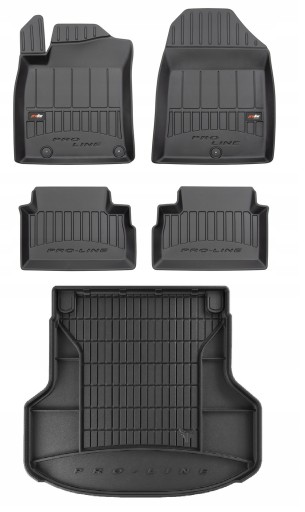 КОМПЛЕКТ резиновых ковриков 3D коврик Kia Ceed 3 Kombi с 2018 года - ч/б