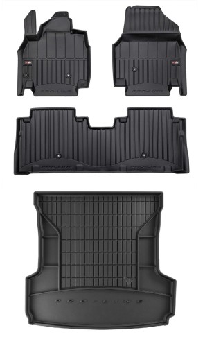 КОМПЛЕКТ резиновых ковриков 3D коврик Kia EV9 2023 г.в. - с