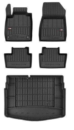 КОМПЛЕКТ резиновых ковриков 3D коврик Nissan Juke 2 с 2019-г.