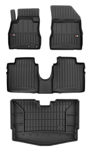 КОМПЛЕКТ гумових килимків 3D килимок Nissan Note 2 HB з 2012-р